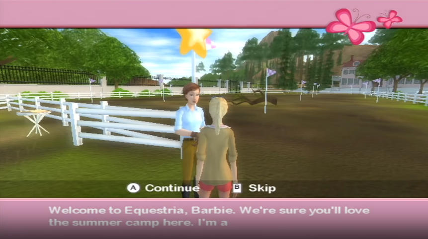 Barbie Horse AdventuresTM: Acampamento de equitação