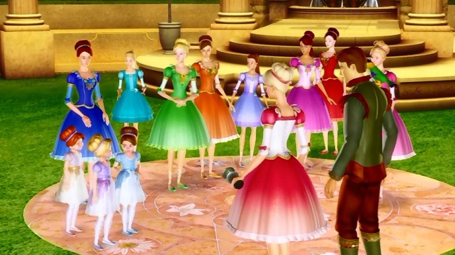 barbie en las 12 princesas bailarinas ps2 plays - Comprar