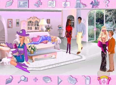 Barbie maker shop game