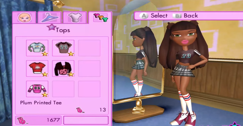 Bratz girlz store really rock game