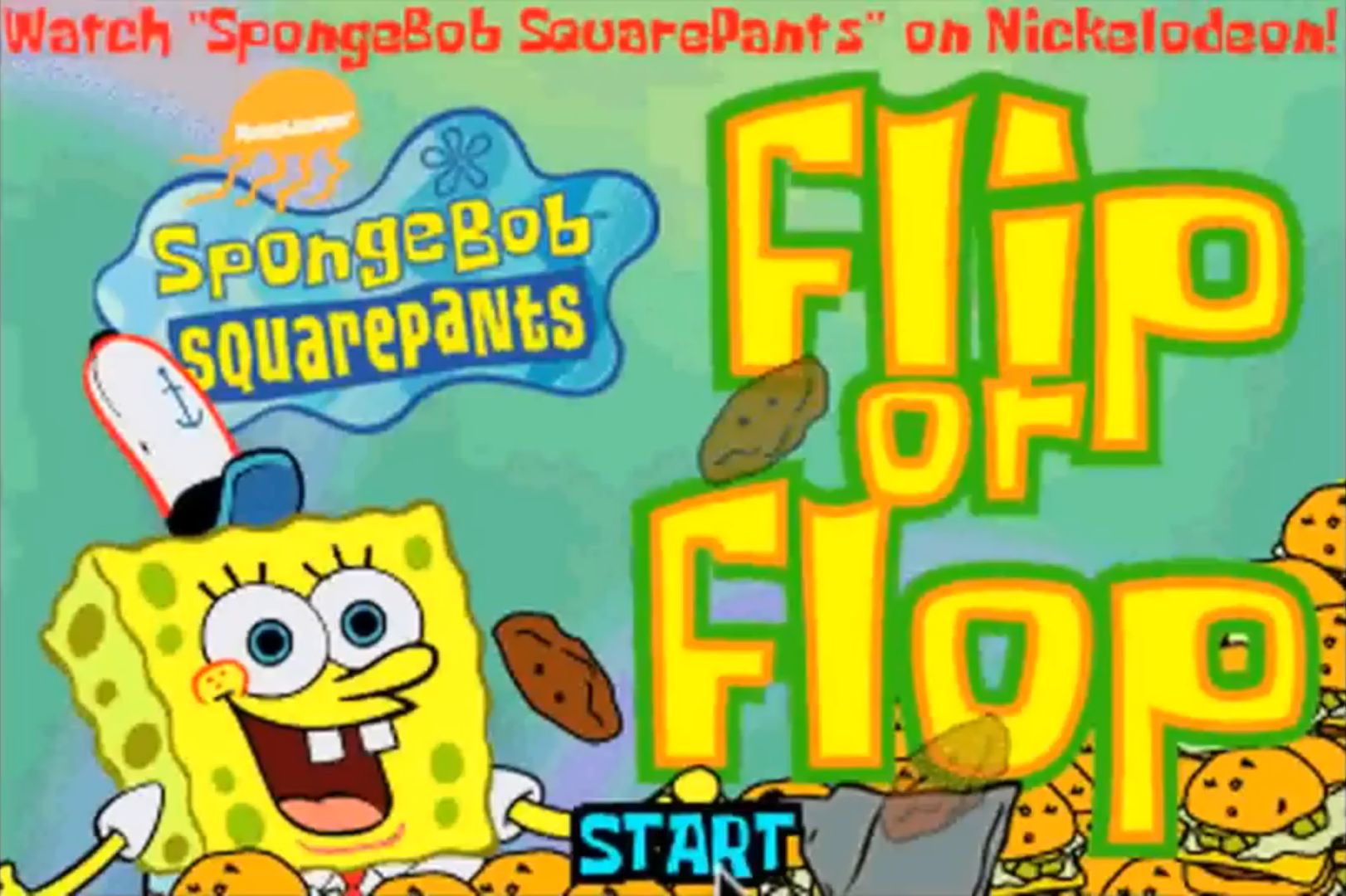 Spongebob Square Pants: Flip or Flop - Old Games Download