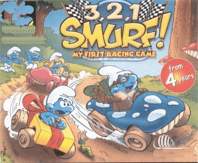 3, 2, 1, Smurf! My First Racing Game Game Cover