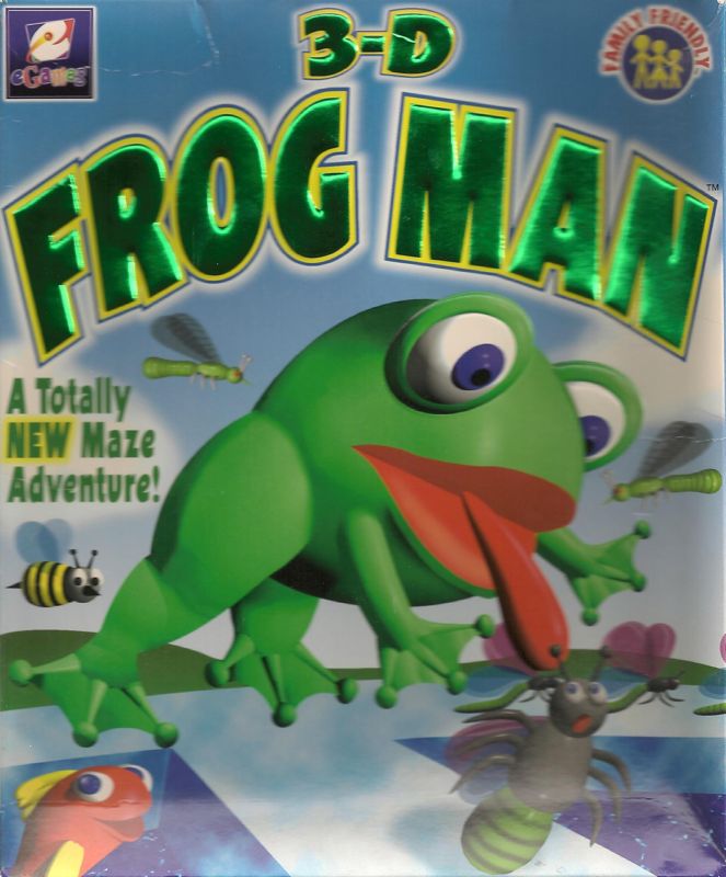 3-D Frog Man Game Cover