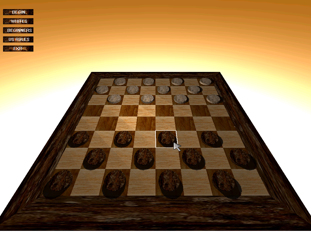 3D Checkers Game Cover