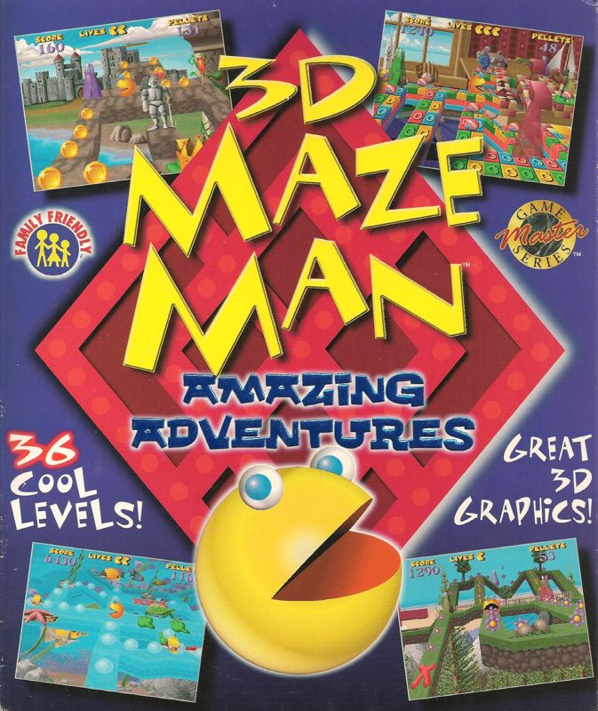 3D Maze Man Amazing Adventures Game Cover
