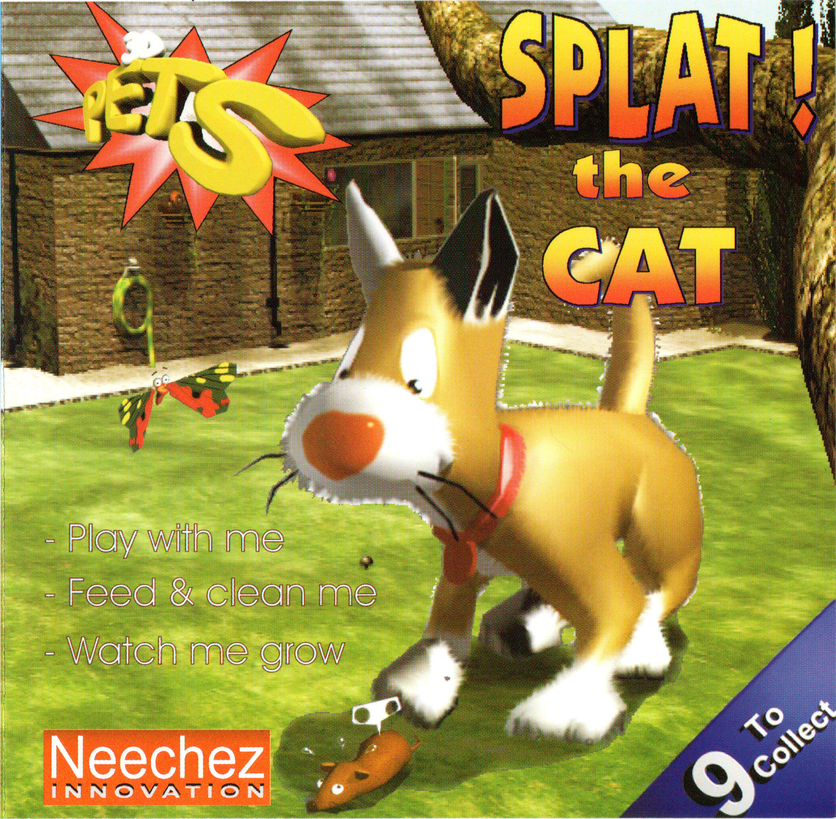 3D Pets: Splat! The Cat Game Cover