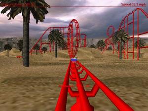 3D Roller Coaster Designer Gameplay (Windows)