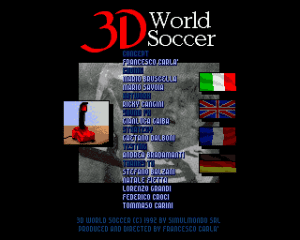 3D World Soccer Gameplay (Amiga)