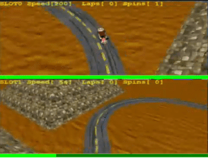 3-D Slot Car Racing Gameplay (Windows)