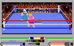4-D Boxing Gameplay (DOS)
