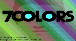 7 Colors Gameplay (DOS)