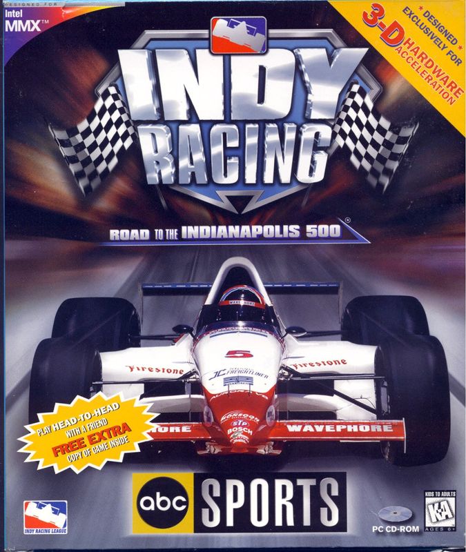 ABC Sports Indy Racing Game Cover