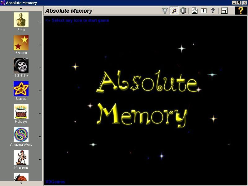 Absolute Memory Game Cover