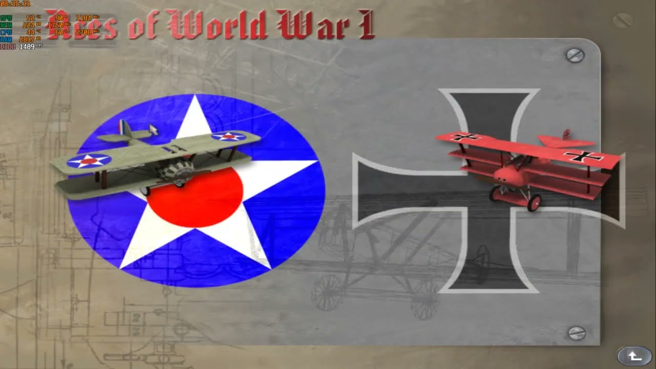 Aces Of World War 1 Game Cover