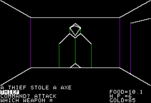 Akalabeth: World of Doom Gameplay (Apple II)