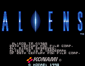 Aliens Gameplay (Arcade)