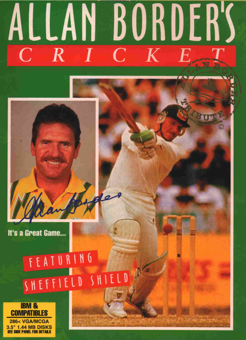 Allan Border's Cricket Game Cover