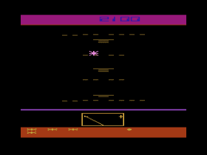 Alpha Shield Gameplay (Atari 2600)