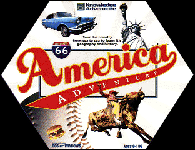 America Adventure Game Cover