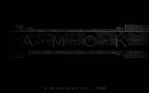 Amok Gameplay (DOS)