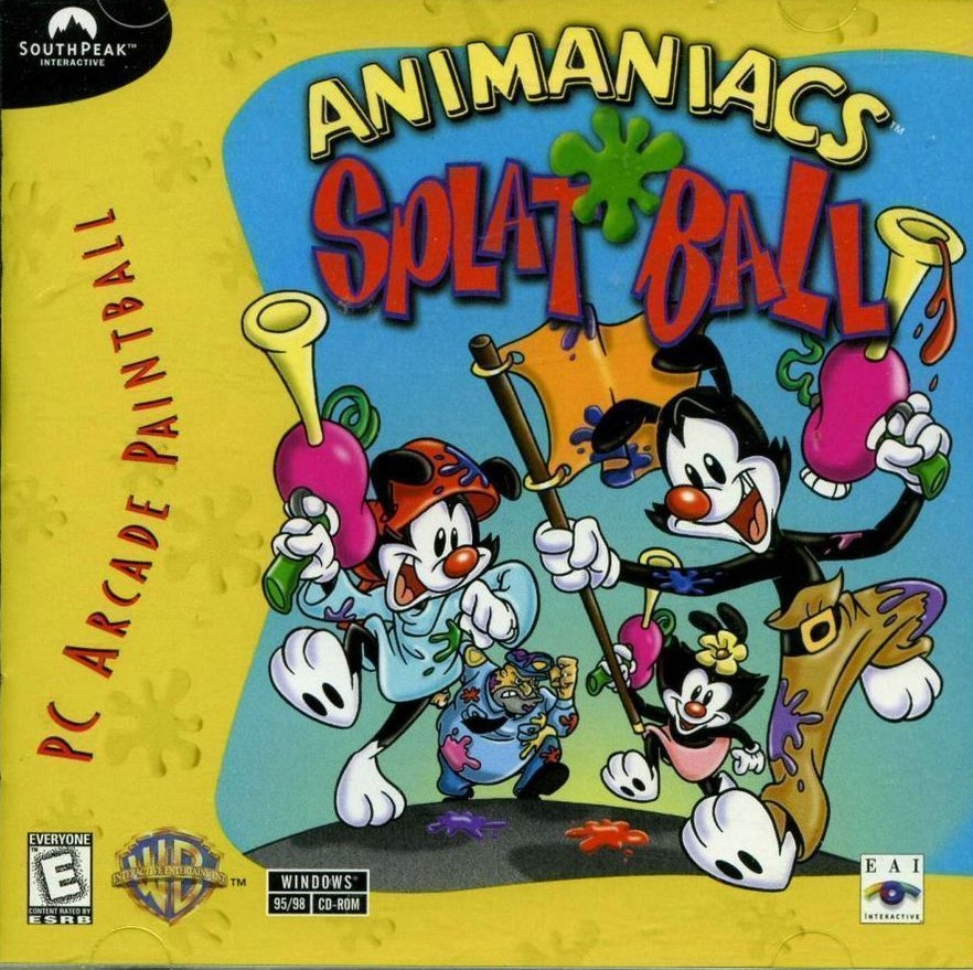 Animaniacs Splat Ball Game Cover