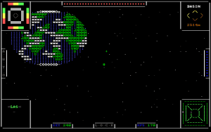 Ascii Sector Gameplay (DOS)