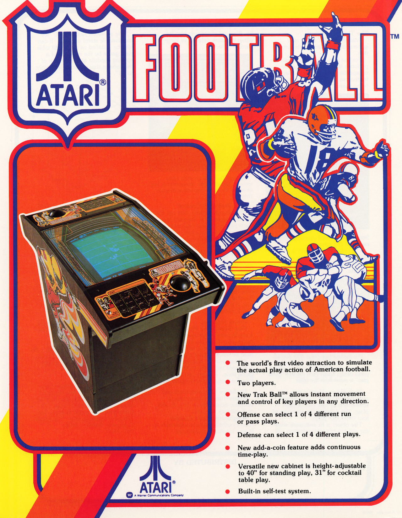 Atari Football Game Cover