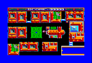 Atomic Driver Gameplay (Amstrad CPC)