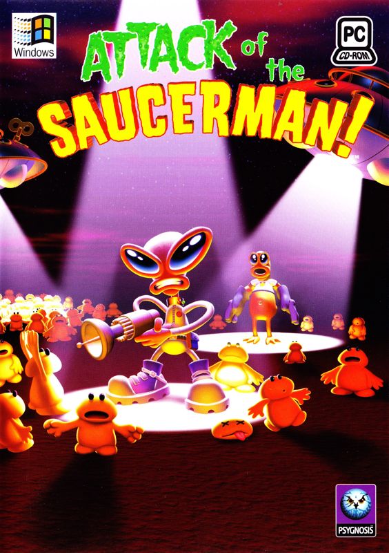 Attack of the Saucerman! Game Cover