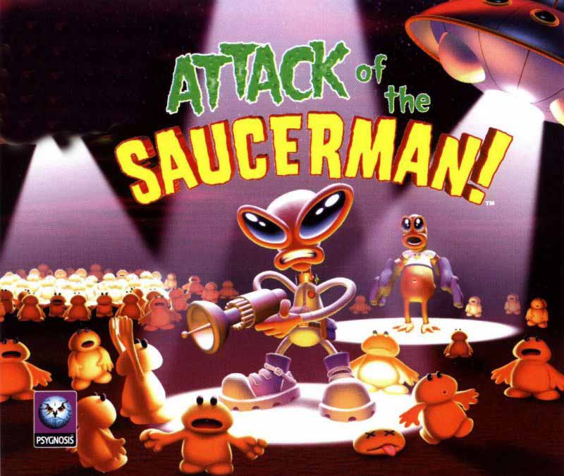 Attack of the Saucerman Game Cover
