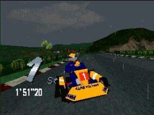 Ayrton Senna Kart Duel Gameplay (PlayStation)