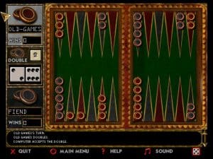 Backgammon Gameplay (Windows)