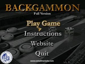 Backgammon Gameplay (Windows)