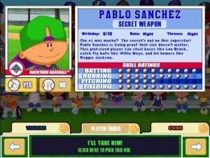 Backyard Baseball 2001 Gameplay (Windows)