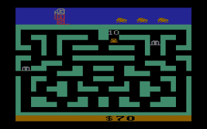Bank Heist Gameplay (Atari 2600)