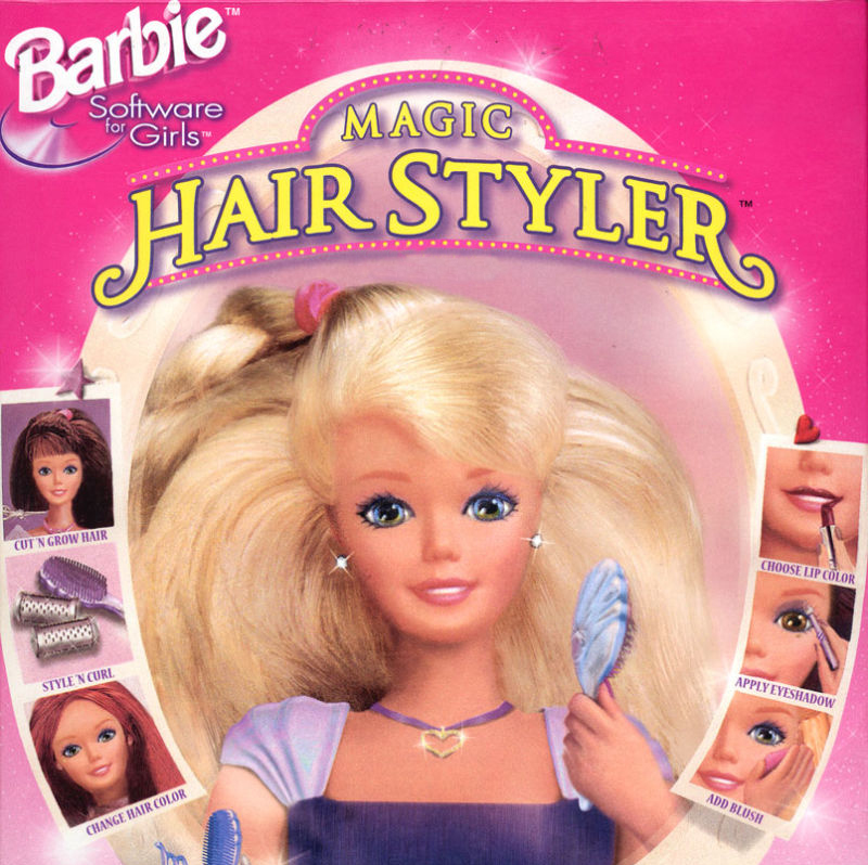 Barbie Magic Hair Styler Game Cover