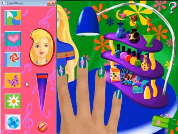 Barbie Nail Designer PC Game Online - wide 3