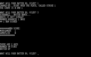 Baseball Gameplay (DOS)