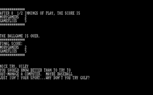 Baseball Gameplay (DOS)