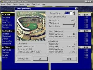Baseball Mogul 99 Gameplay (Windows)