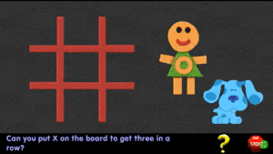 Blue's Clues 007: Felt Friend Tic-Tac-Toe Gameplay (Windows)