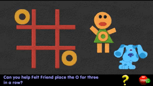 Blue's Clues 007: Felt Friend Tic-Tac-Toe Gameplay (Windows)