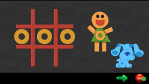 Blue's Clues 007: Felt Friend Tic-Tac-Toe Gameplay (Windows)