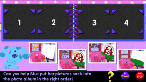 Blue's Clues 104: Picture Ordering Gameplay (Windows)