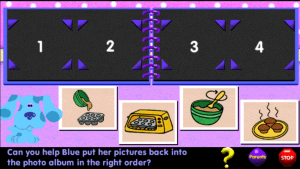 Blue's Clues 104: Picture Ordering Gameplay (Windows)