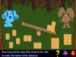 Blue's Clues 218: Teeter-Totter Gameplay (Windows)