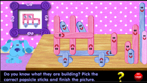 Blue's Clues: The Popsicle Stick Project Gameplay (Windows)