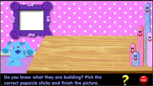 Blue's Clues: The Popsicle Stick Project Gameplay (Windows)