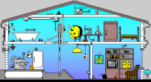 Blupi at Home Gameplay (DOS)