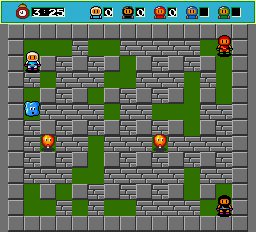 Bomberman Gameplay (DOS)